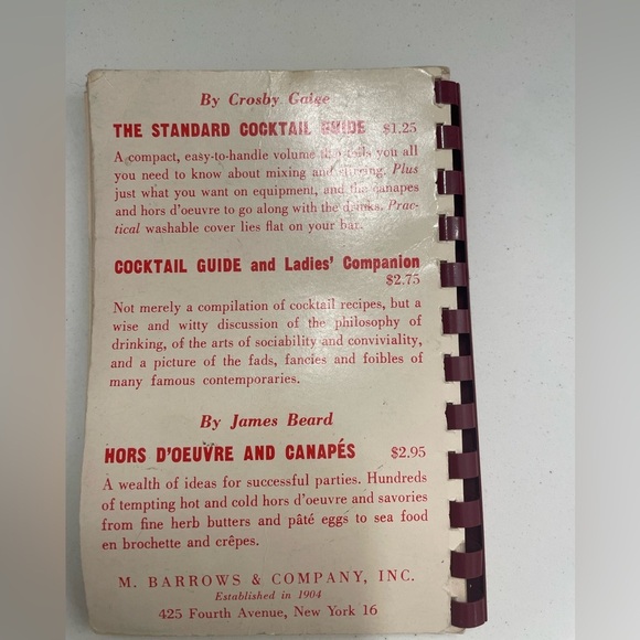 VINTAGE Standard Cocktail Guide (1944) - Picture 5 of 5